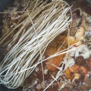 Spanish Mackerel Stewed Vermicelli recipe