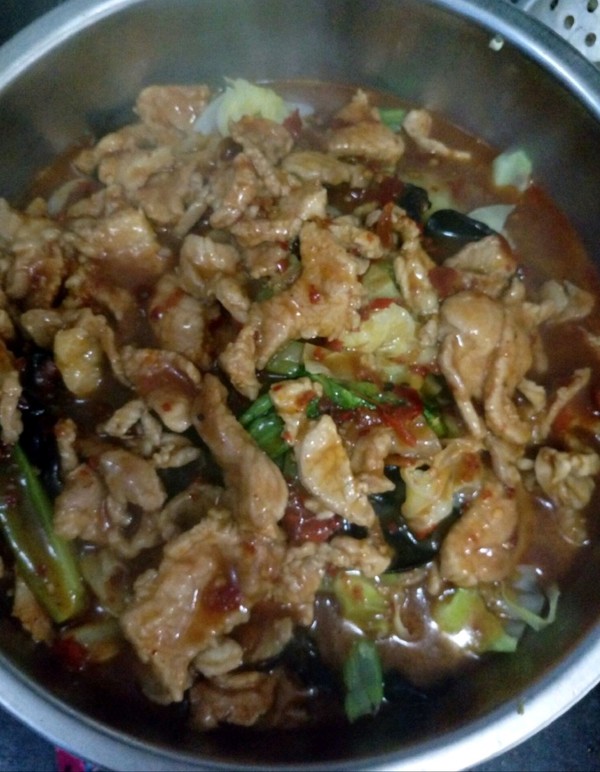 Lazy Version Boiled Pork Slices recipe