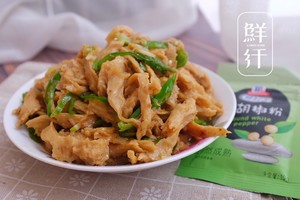 [record] Stir-fried Shredded Gluten at Home recipe