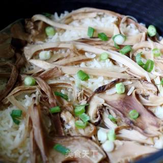 Delicious and Nutritious Stewed Rice-----matsutake Stewed Rice recipe