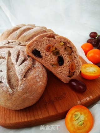 Brown Wheat Kumquat Ou Bun recipe