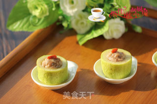 Steamed Winter Squash with Meat Stuffed recipe