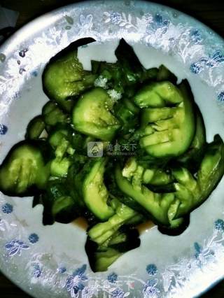 Tossed with Spicy Cucumber Flowers recipe