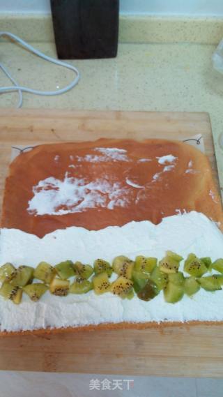 #trust of Beauty#kiwi Cream Cake Roll recipe