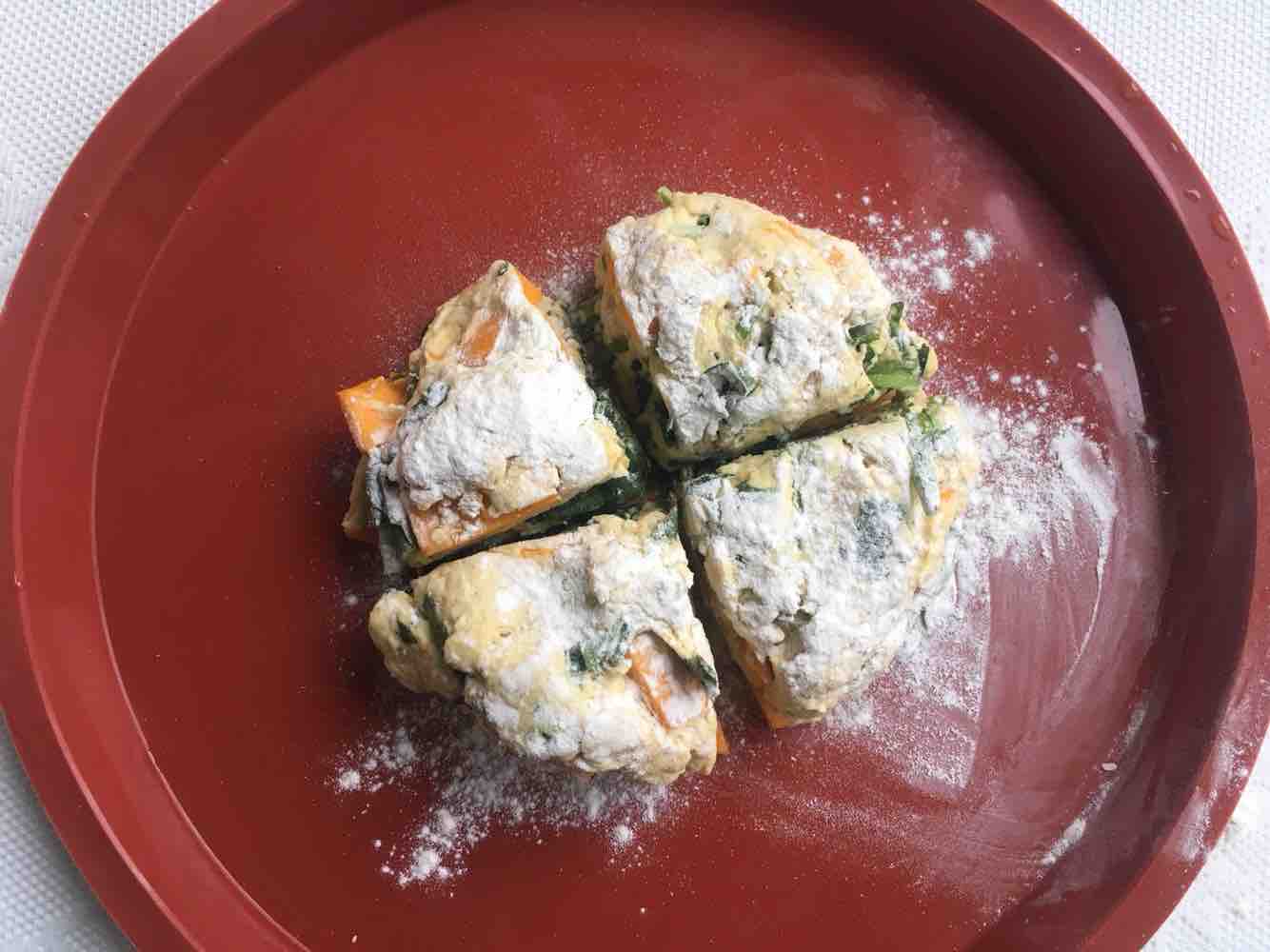 Pumpkin Spinach Cheese Danba Bread recipe