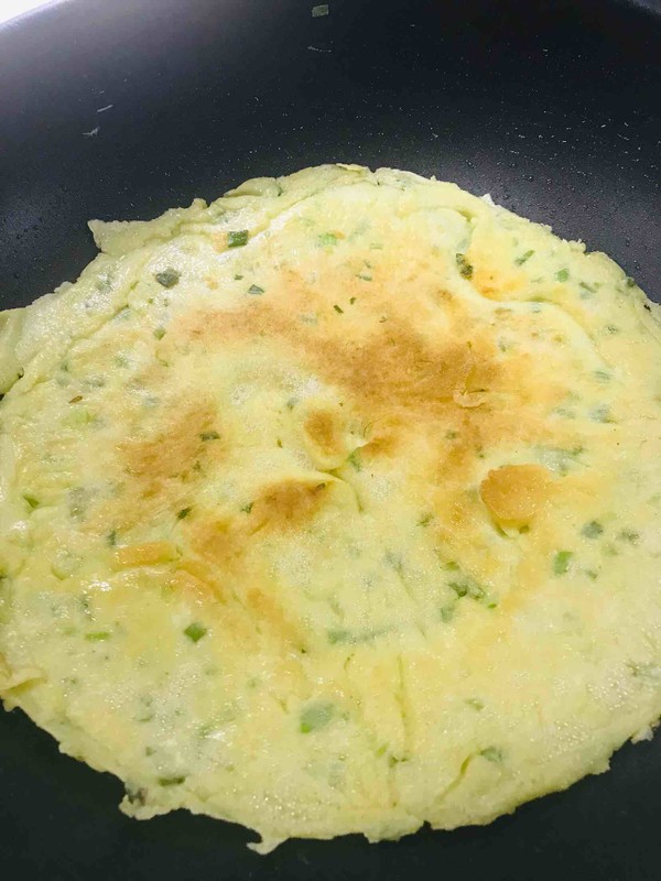 Scallion Egg Pancake Simple and Quick Version~ recipe