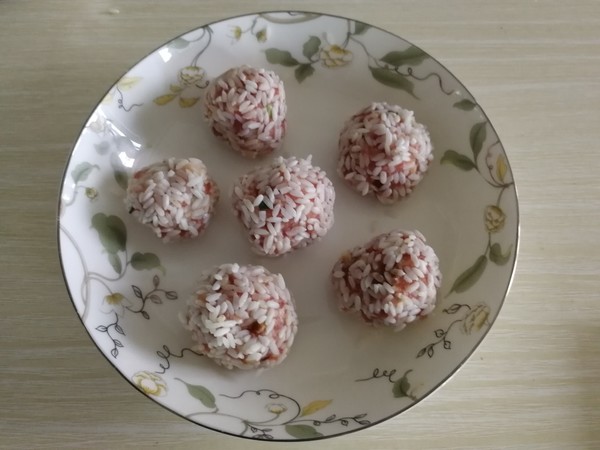 Pearl Rice Balls recipe