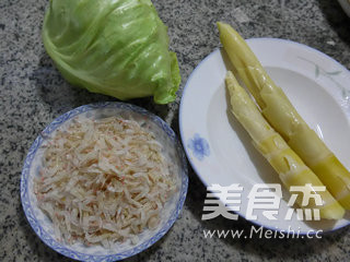 Stir-fried Beef Cabbage with Shrimp Skin and Bamboo Tips recipe