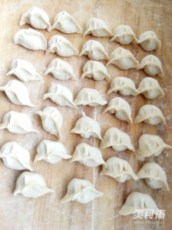 Leek and Pork Dumplings recipe