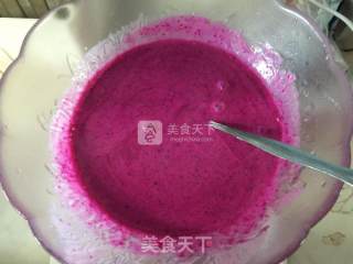 #aca烤明星大赛# Dragon Fruit Yogurt Ice Cream recipe