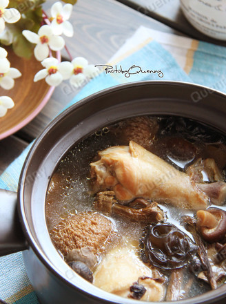 Supor Chicken Leg Mushroom Soup recipe