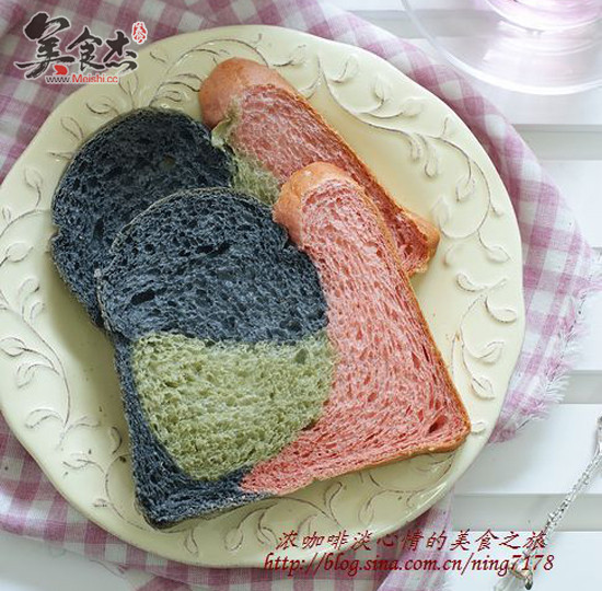 Three-color Bread recipe