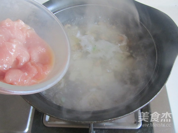 Tofu and Bean Miao Pork Soup recipe