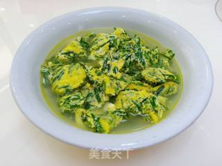 Stewed Egg with Leek recipe
