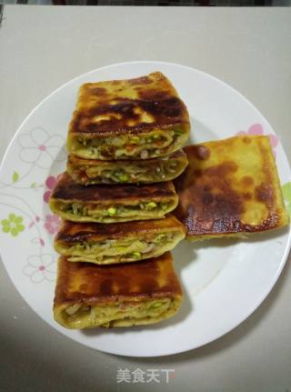 Turnip and Bean Sprouts Vegetable Roll recipe