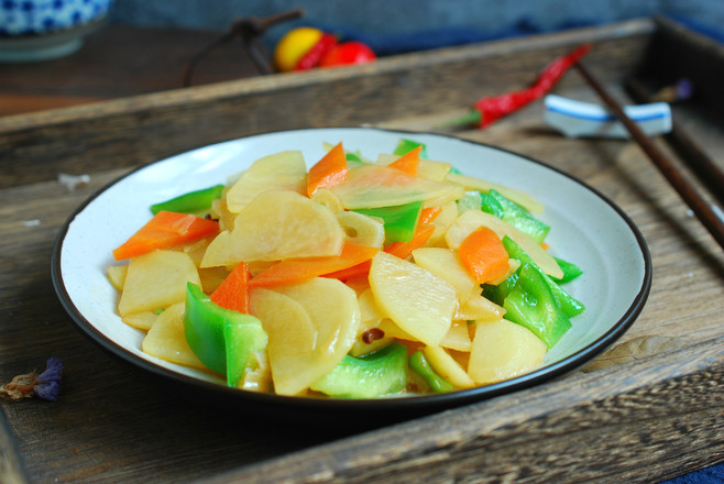 Green Pepper Potato Chips recipe