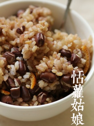 Red Bean and Tangerine Peel Rice recipe