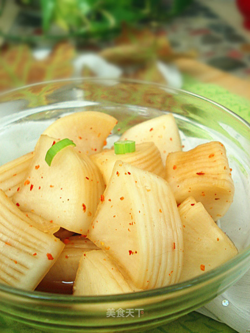 Sweet and Sour Crispy Radish recipe