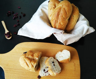 Cranberry Whole Wheat Golden Germ Bread recipe