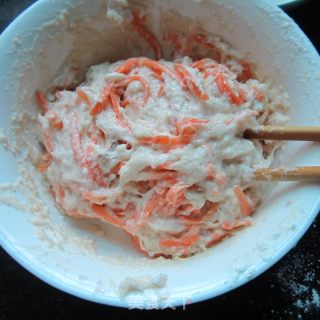 Fried Carrot Shredded Meatballs recipe