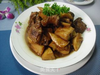 Roasted Spring Bamboo Shoots with Duck Legs recipe