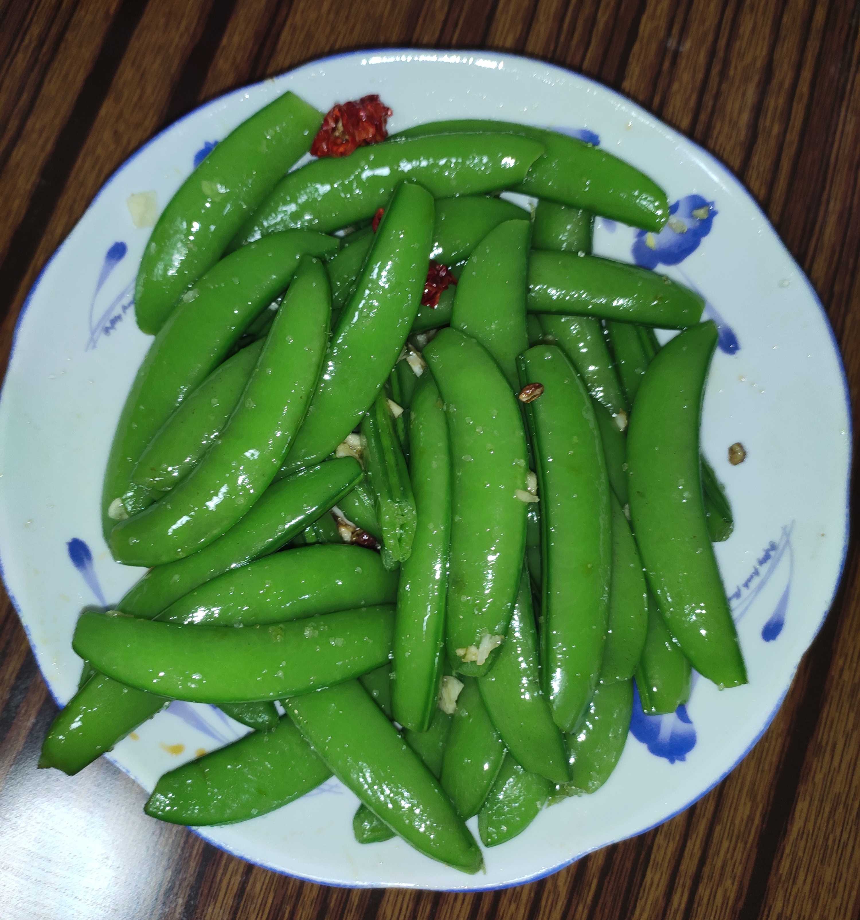 Chilled Snow Peas recipe