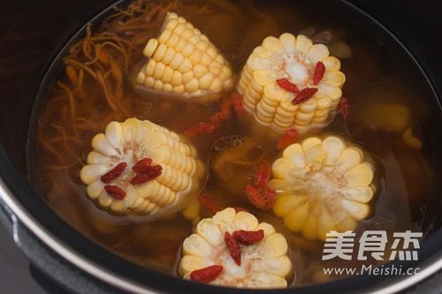 Cordyceps Corn Pork Ribs Soup recipe