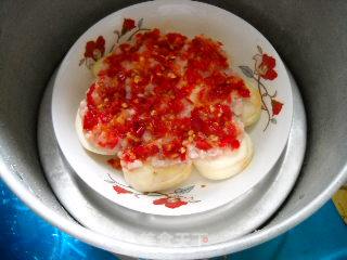 Steamed Taro with Chopped Pepper and Minced Pork recipe