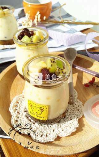Caramel Red Bean Pudding recipe