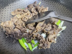 Beef with Scallions recipe