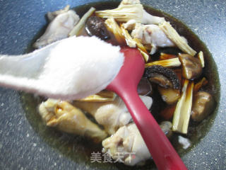 Roasted Chicken Wing Roots with Shiitake and Yuba recipe