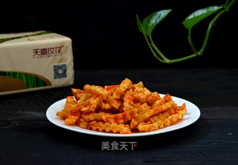 Cumin Sponge Potato Chips recipe