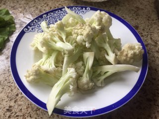 Stir-fried Cauliflower in Griddle recipe
