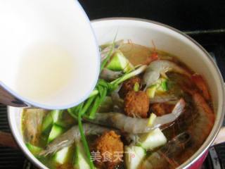 Stewed Tofu with Meatballs and Shrimp recipe