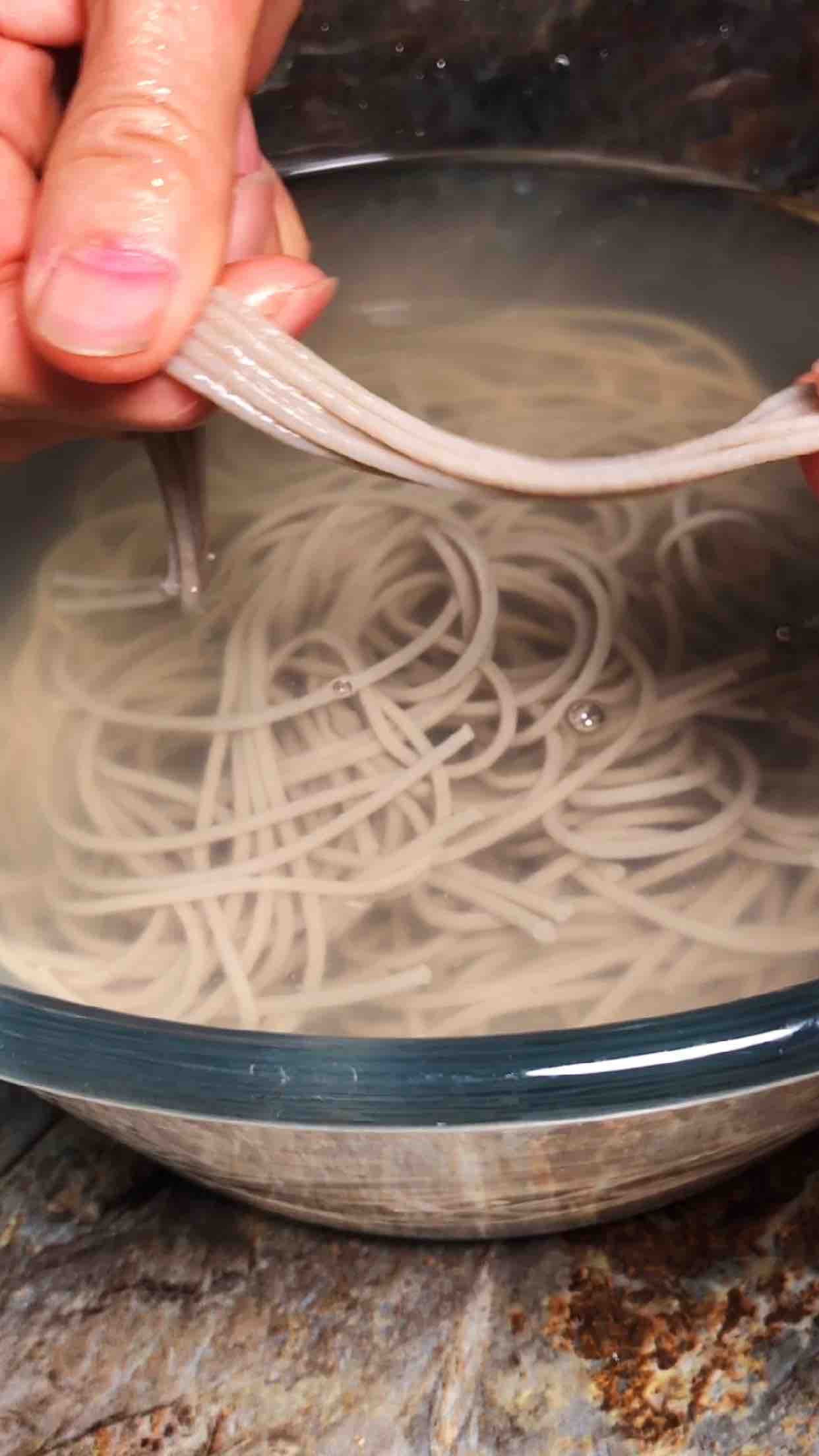 Cold Soba Instant Noodles recipe