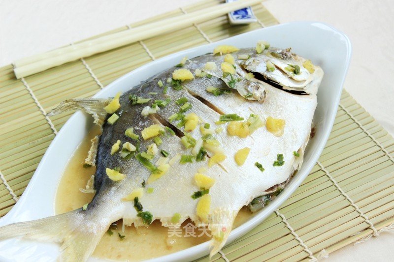 Steamed Pomfret recipe