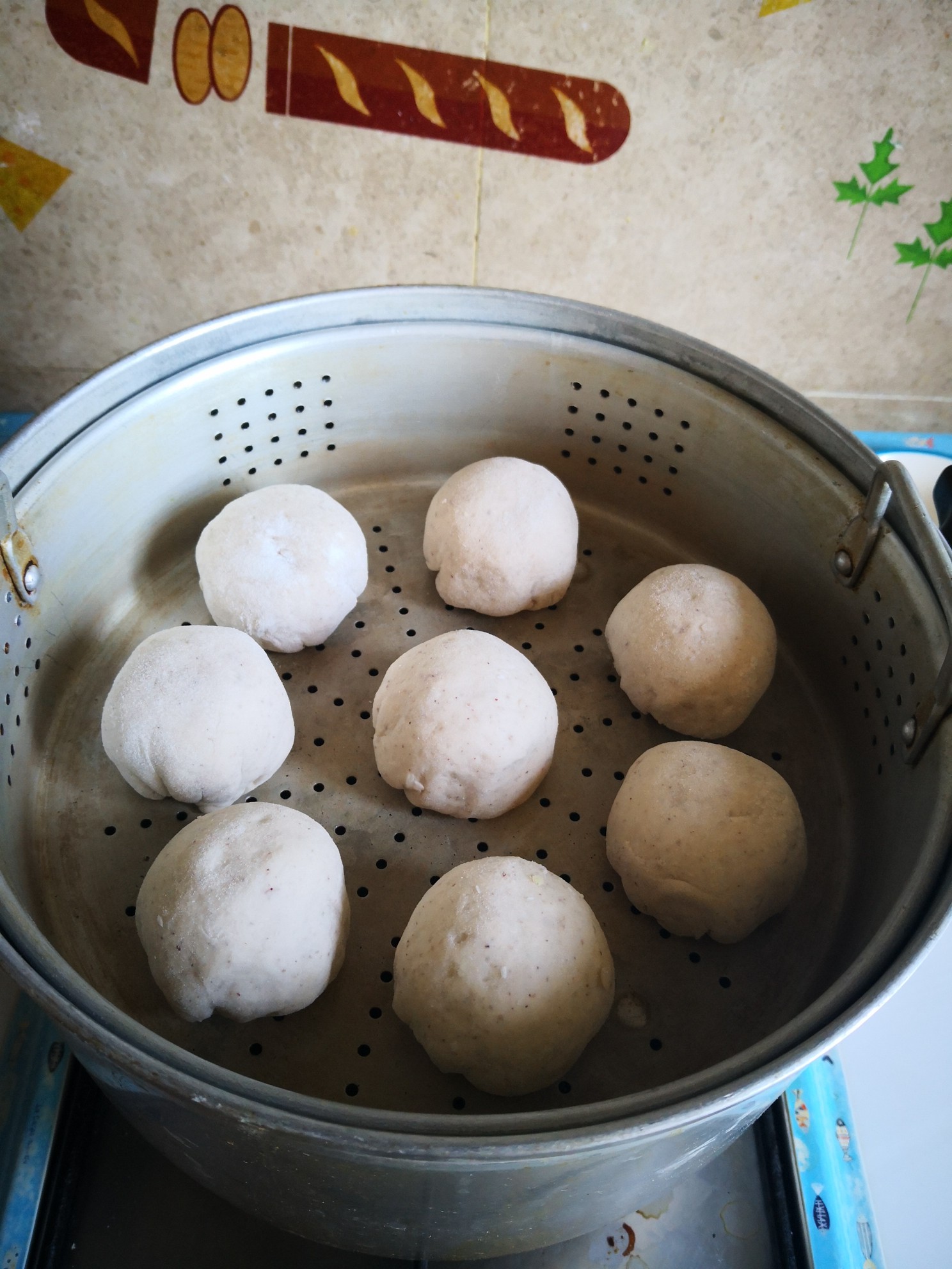 Black Rice Noodle Bean Buns recipe