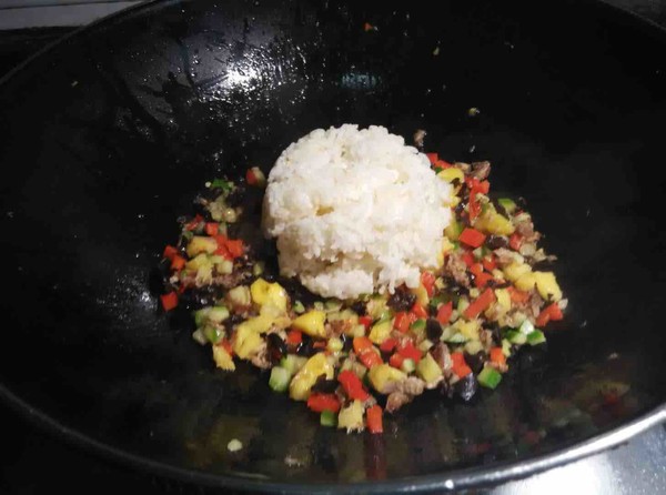 Five-color Fried Rice recipe