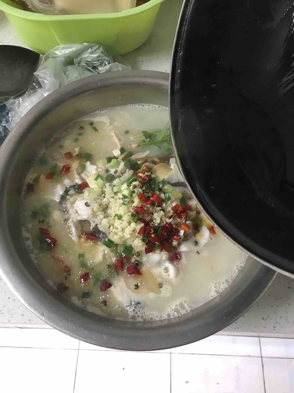 Sauerkraut Fish Slightly Spicy recipe
