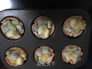 #the 4th Baking Contest Cum is Love Eat Festival#fruit Crunchy Cup recipe