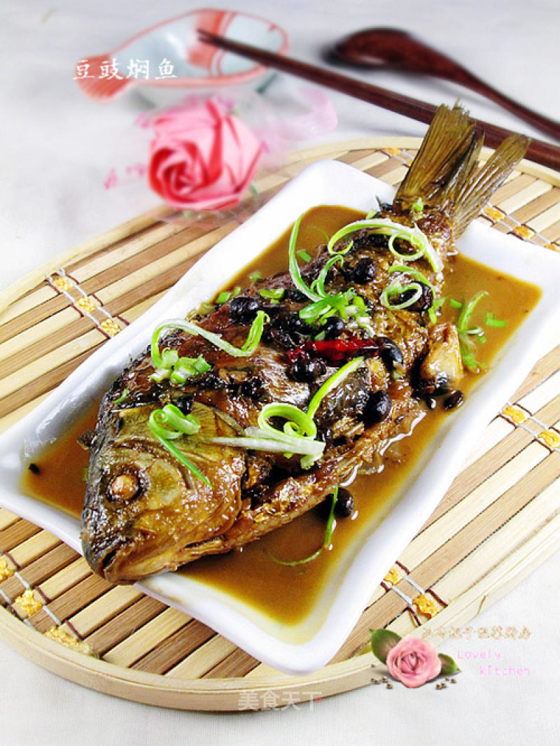 Braised Fish in Black Bean Sauce
