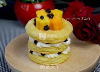 #aca Baking Star Competition #mango Napoleon recipe