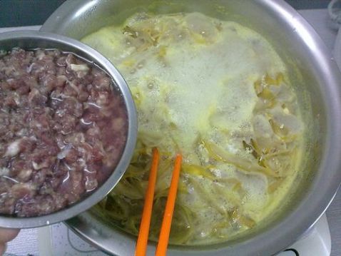 Daylily Minced Pork Boiled Soup recipe