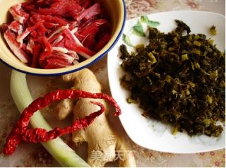 Shredded Pork with Pickled Vegetables recipe