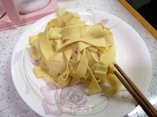 Leek Tofu Skin recipe