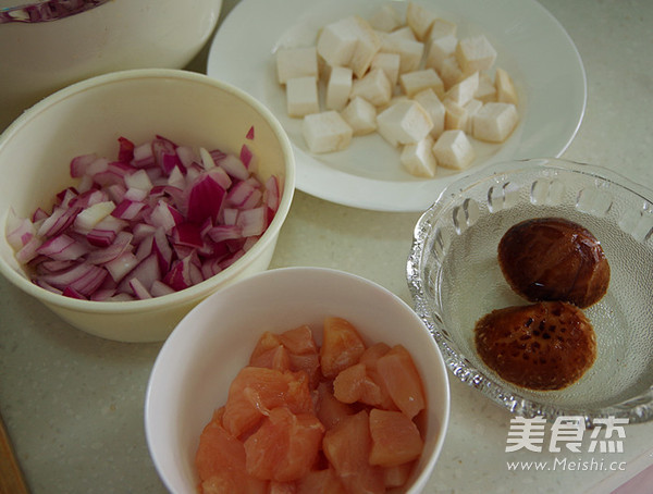 Braised Pork Rice with Chicken Breast recipe