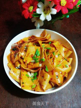 Simple Oil Splashed Noodles (wonton Skin Version) recipe