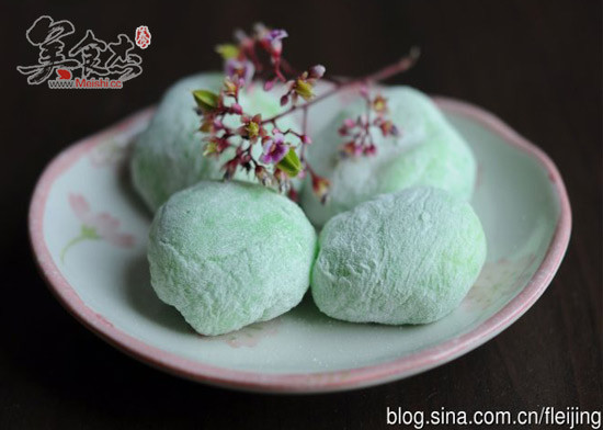 Pandan Ice Skin Durian recipe