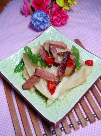 Stir-fried Dried Radish with Bacon recipe