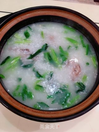 Spring Vegetable Keel Porridge recipe